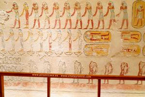 Jerogl&iacute;ficos  cripta del Valle de los Reyea