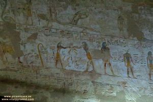 Jerogl&iacute;ficos  cripta del Valle de los Reyea