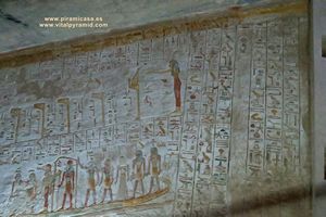 Jerogl&iacute;ficos  cripta del Valle de los Reyea